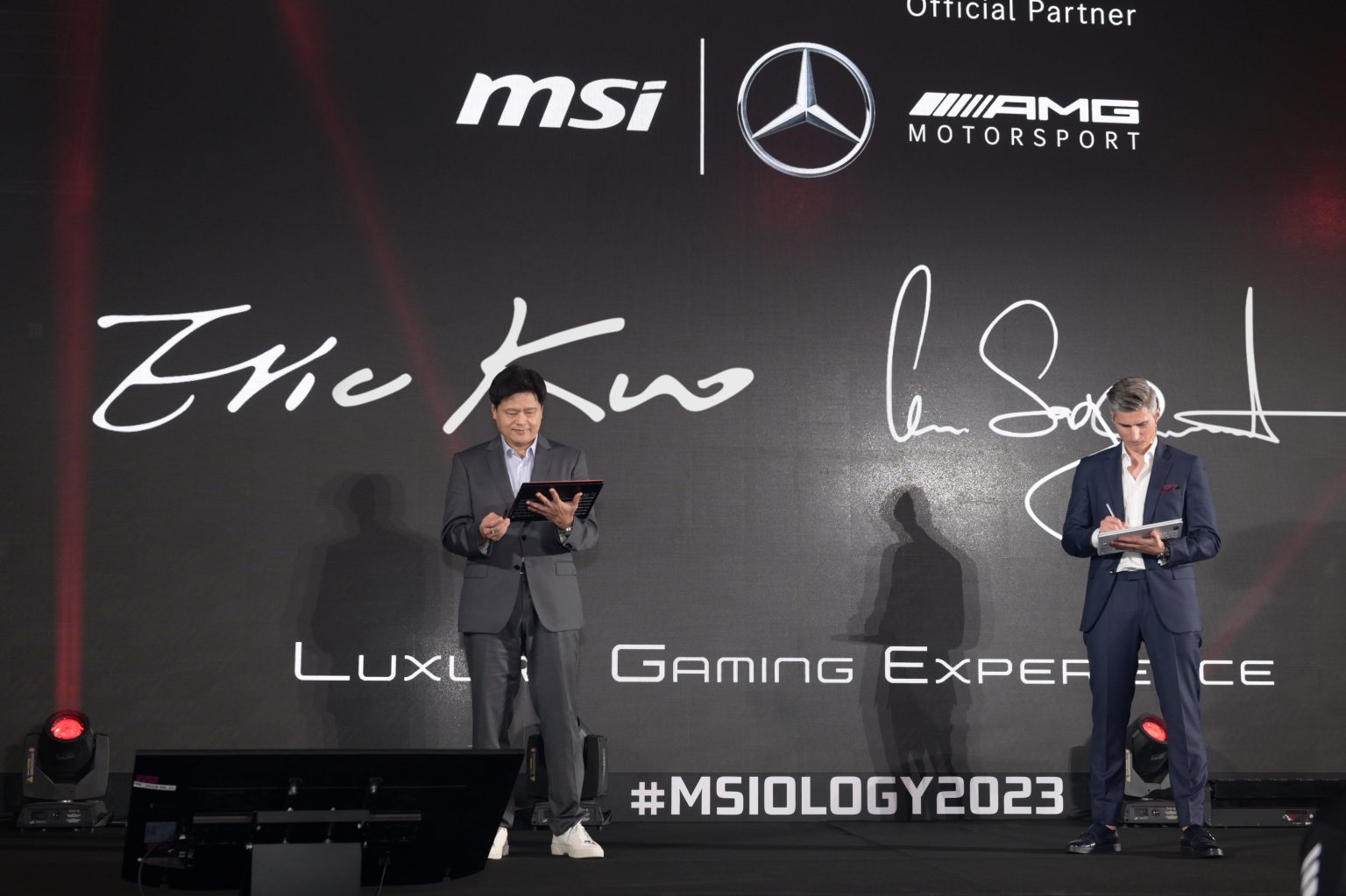 MSI เปิดตัวแล็ปท็อปรุ่นพิเศษ ลิมิเต็ด อิดิชันร่วมกับ Mercedes-AMG ที่งาน MSIology : Luxury Gaming Experience Launch Event
