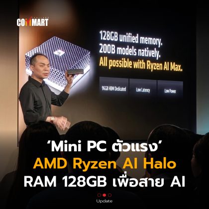 Mini PC ตัวแรง AMD Ryzen AI Halo RAM 128GB เพื่อสาย AI-28